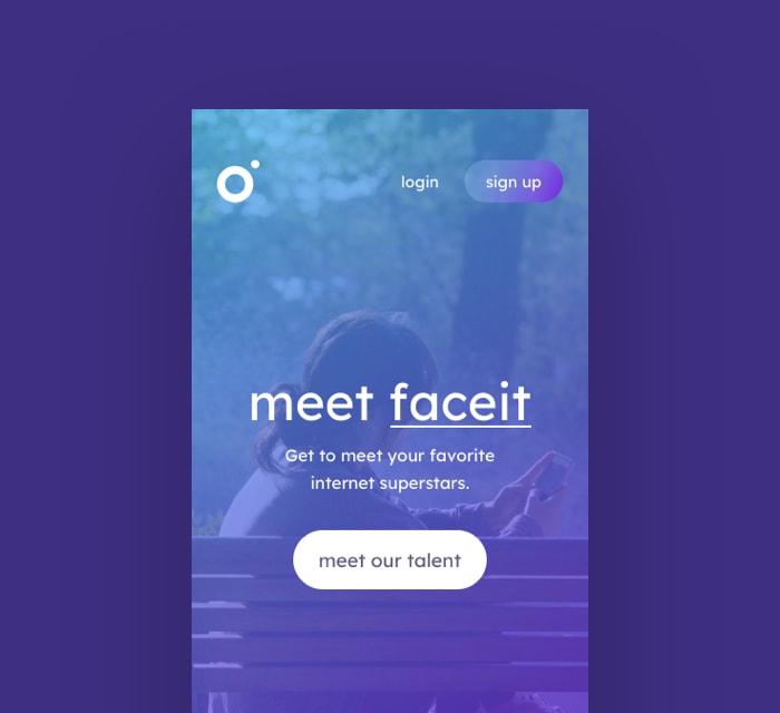 image of an app that helps you video call internet celebrities
who are on the app